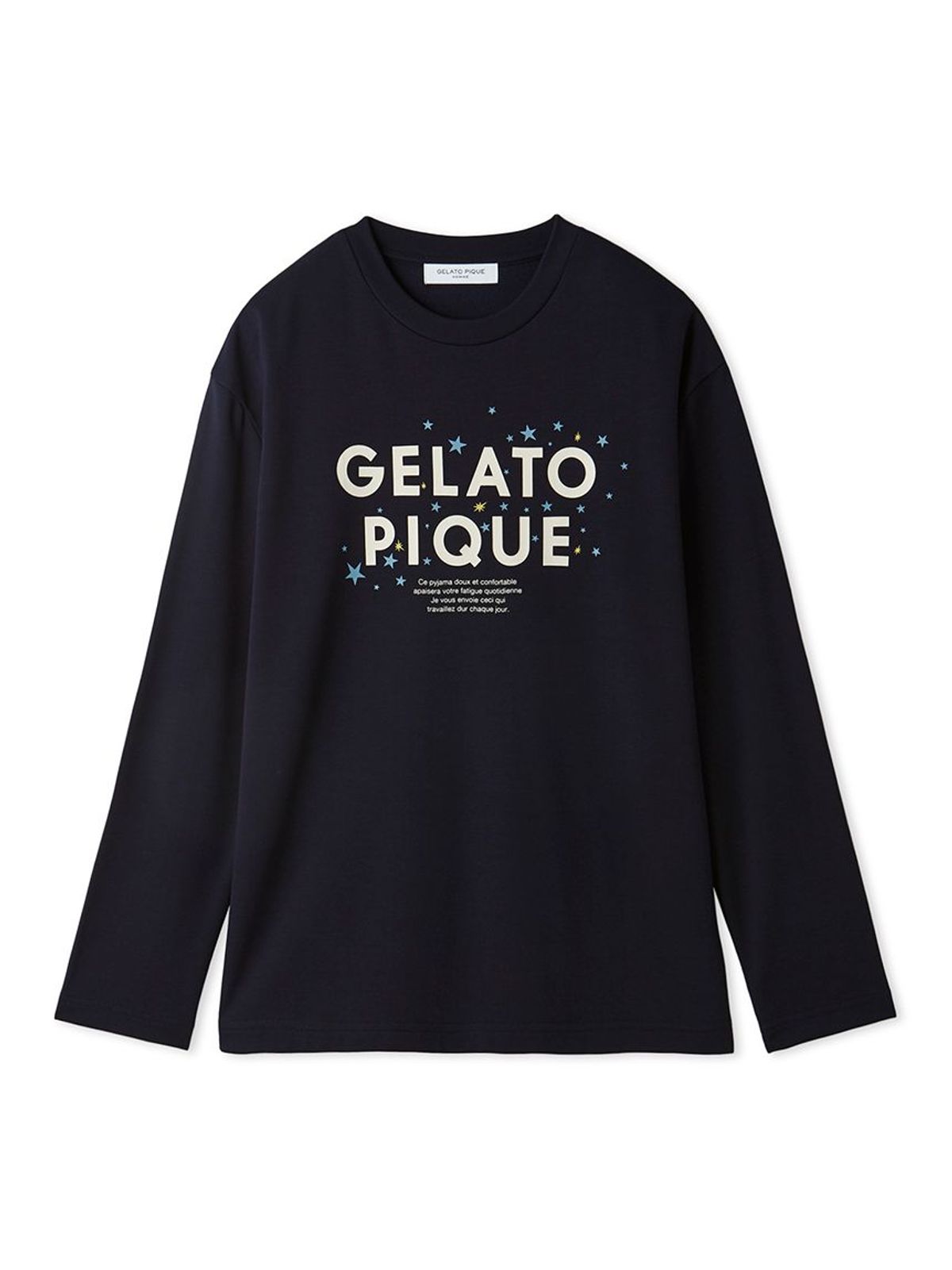 젤라또 피케(GELATO PIQUE) [HOMME] 인레이 스타 로고 롱티셔츠 PMCT245978