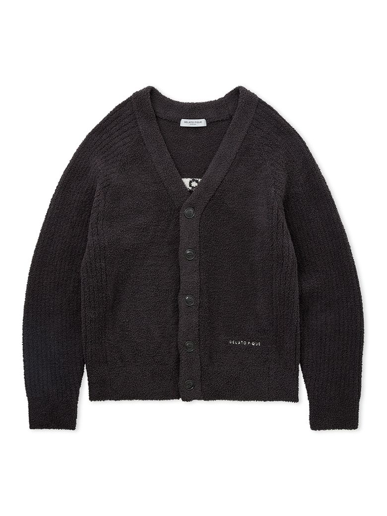 [HOMME] BABY MOCO 리브 로고 자카드 가디건 PMNT245118