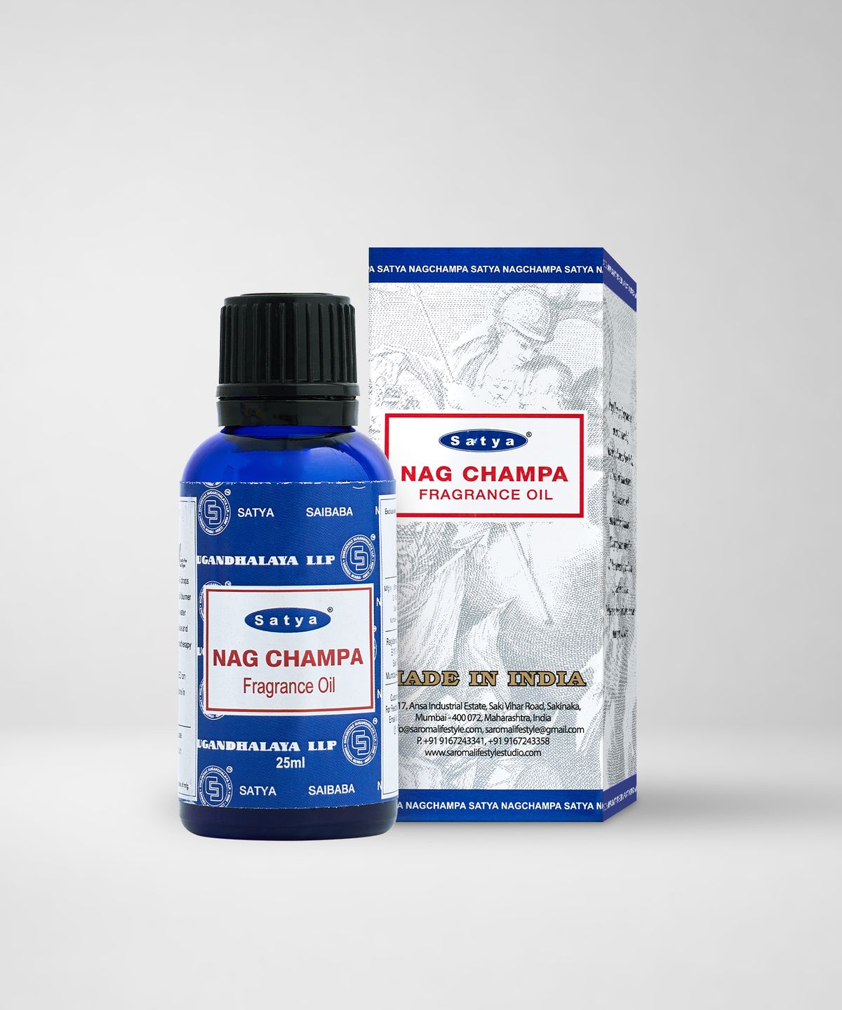 나그참파코리아(NAGCHAMPA KOREA) 사티아 프래그런스 아로마 오일 25ml 나그참파