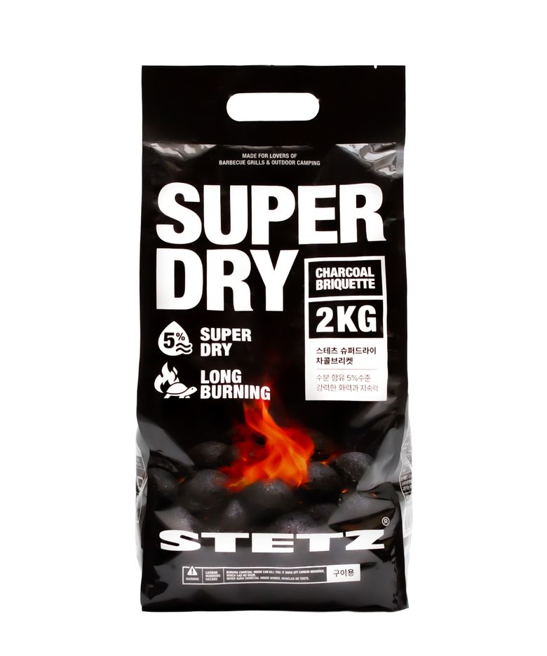 슈퍼 드라이 차콜 브리켓 2kg