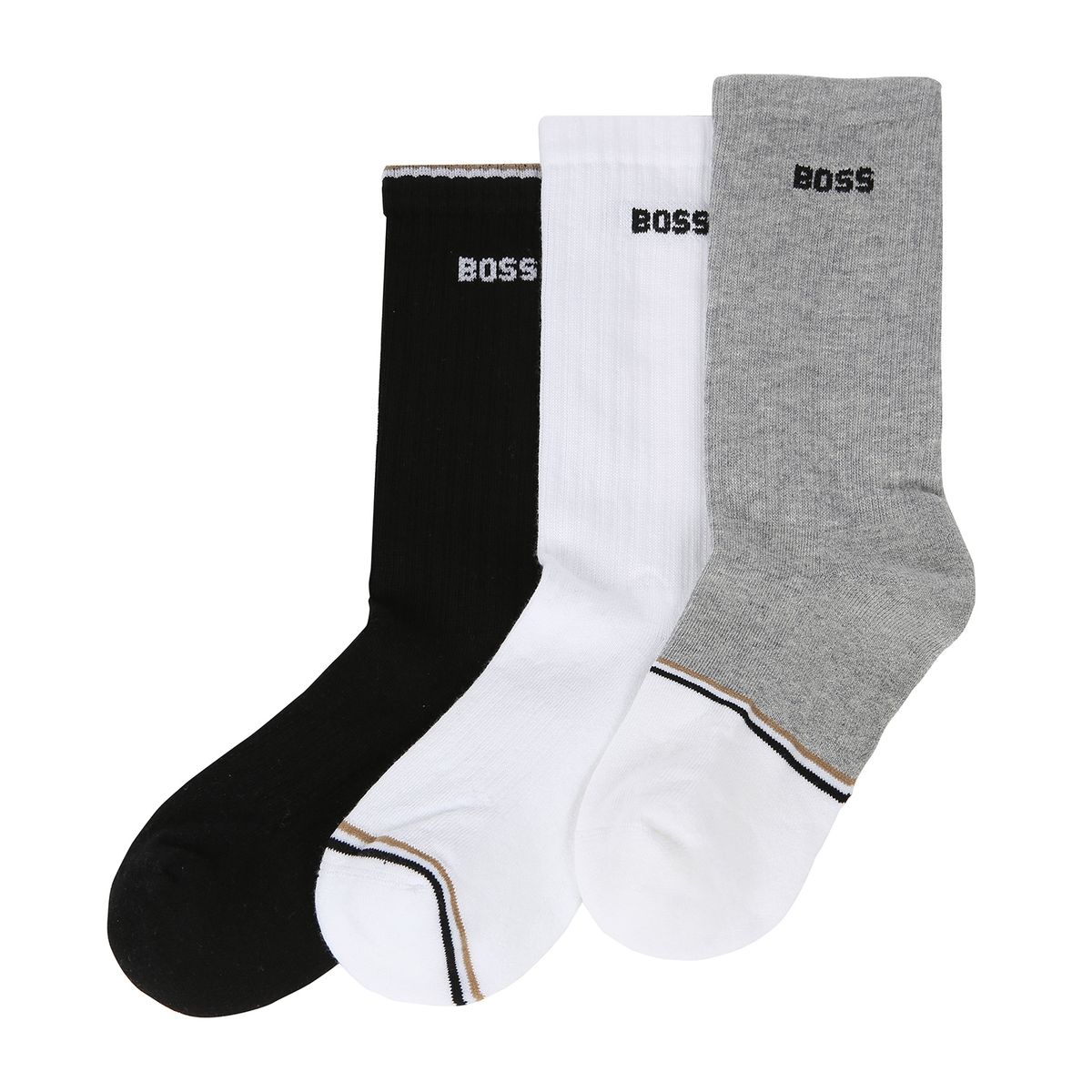 보스(BOSS) 3 PACK 데일리 코튼 양말 50538979_960