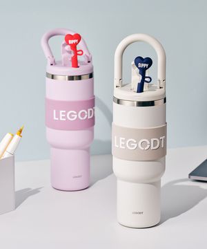 루프 텀블러 멀티 1000ml 텀꾸 세트 (텀블러+스트로우 캡 2p세트)