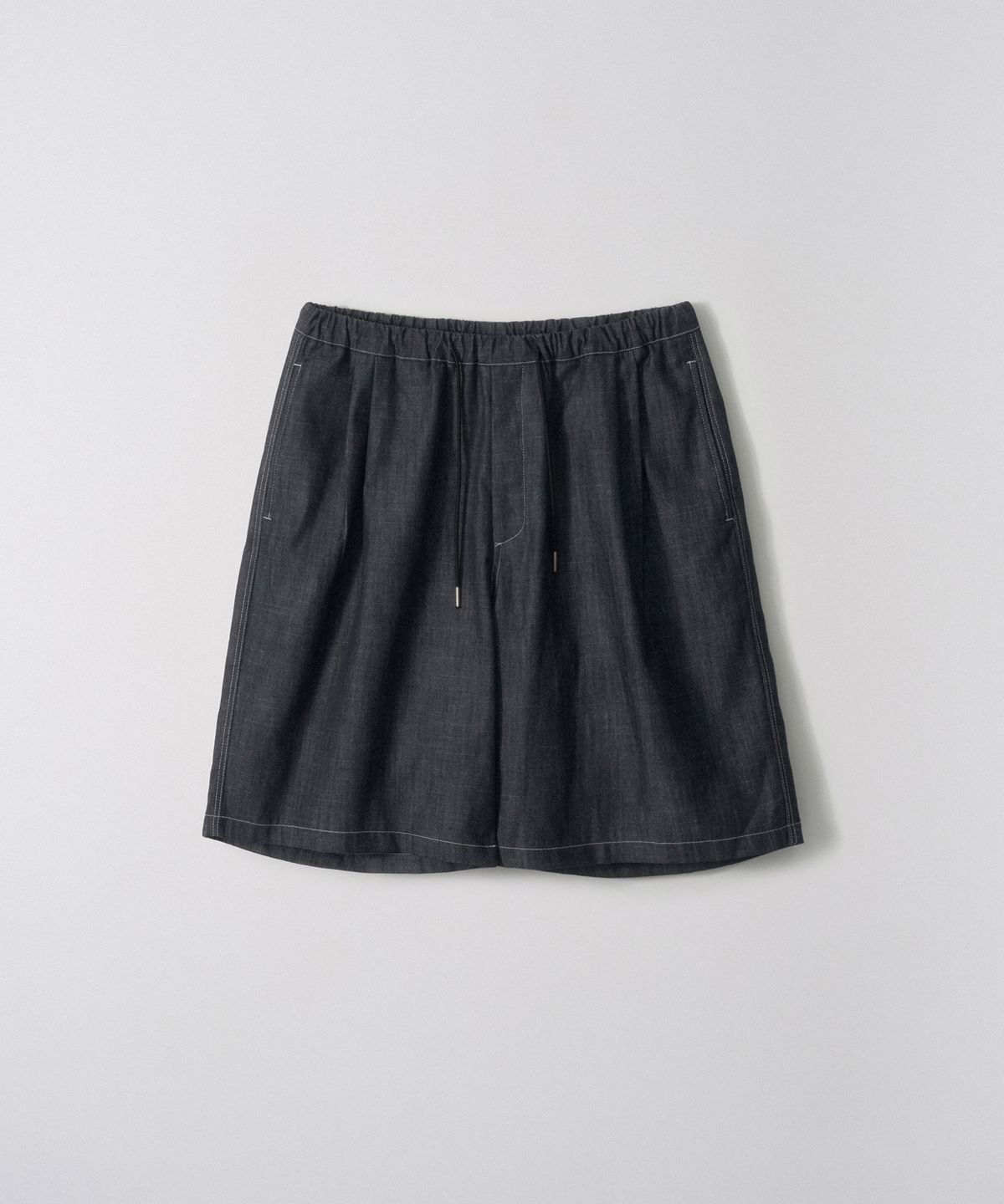 이지오(EZIO) Natural denim shorts_Indigo
