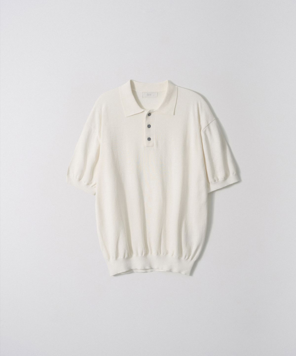 이지오(EZIO) Macan collar knitwear_Ivory