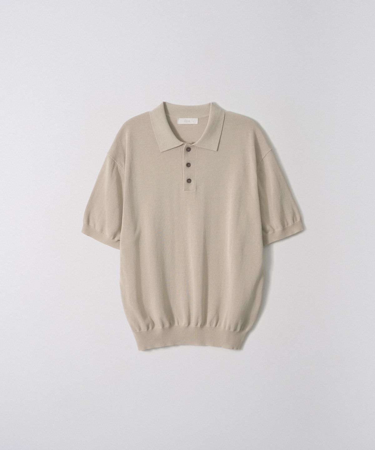 이지오(EZIO) Macan collar knitwear_Sand Beige