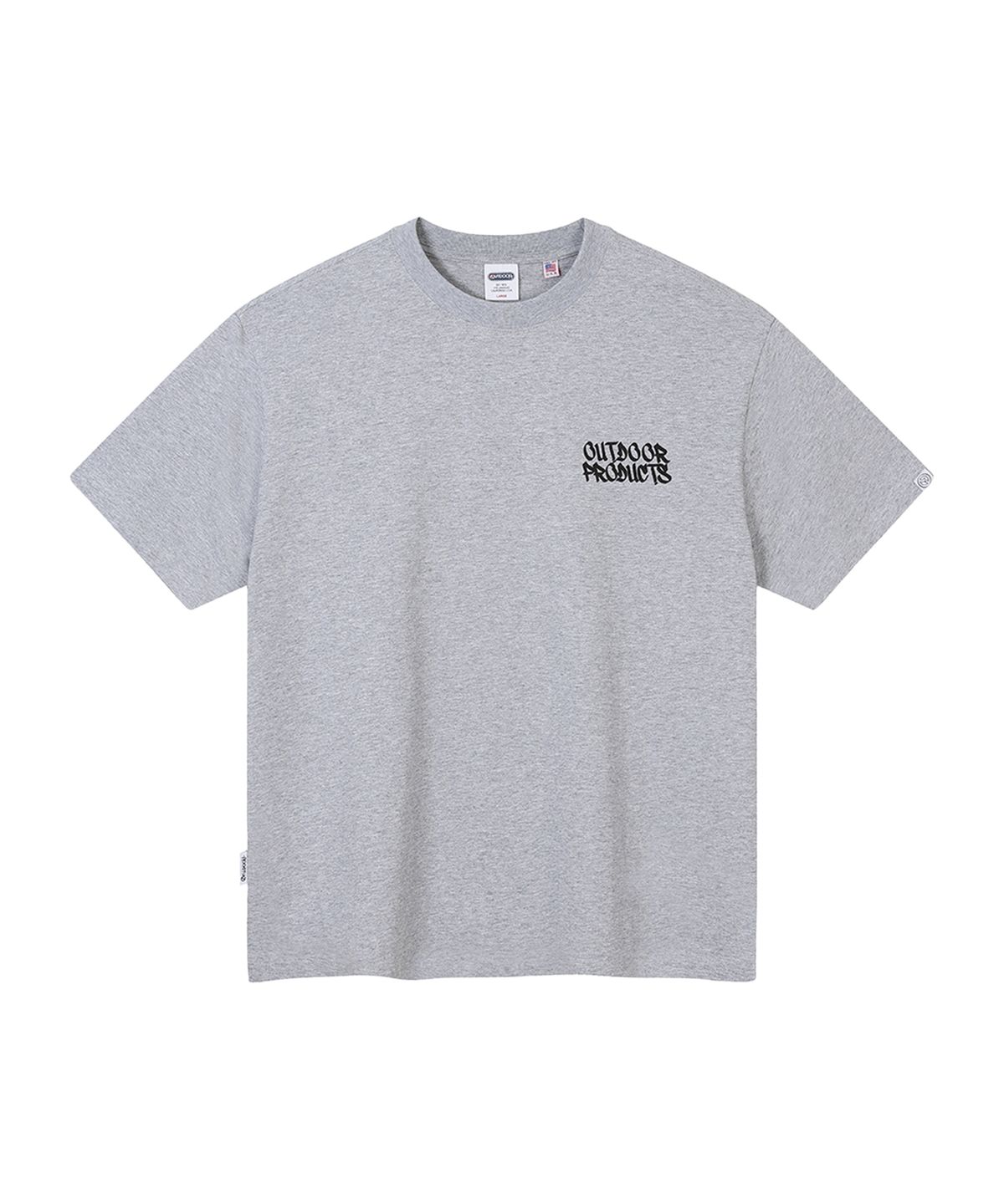아웃도어 프로덕츠(OUTDOOR PRODUCTS) LOGO HALF SLEEVES (MELANGE)