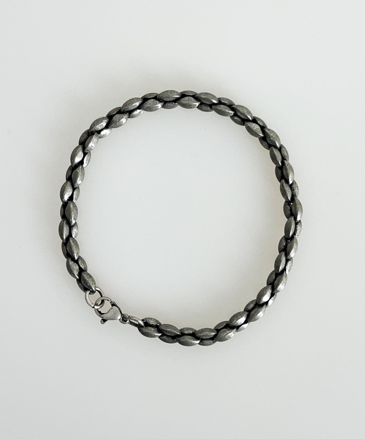 섹스토(SEXTO) [팔찌][써지컬스틸]5X7 PN Chain bracelet Vintage Silver