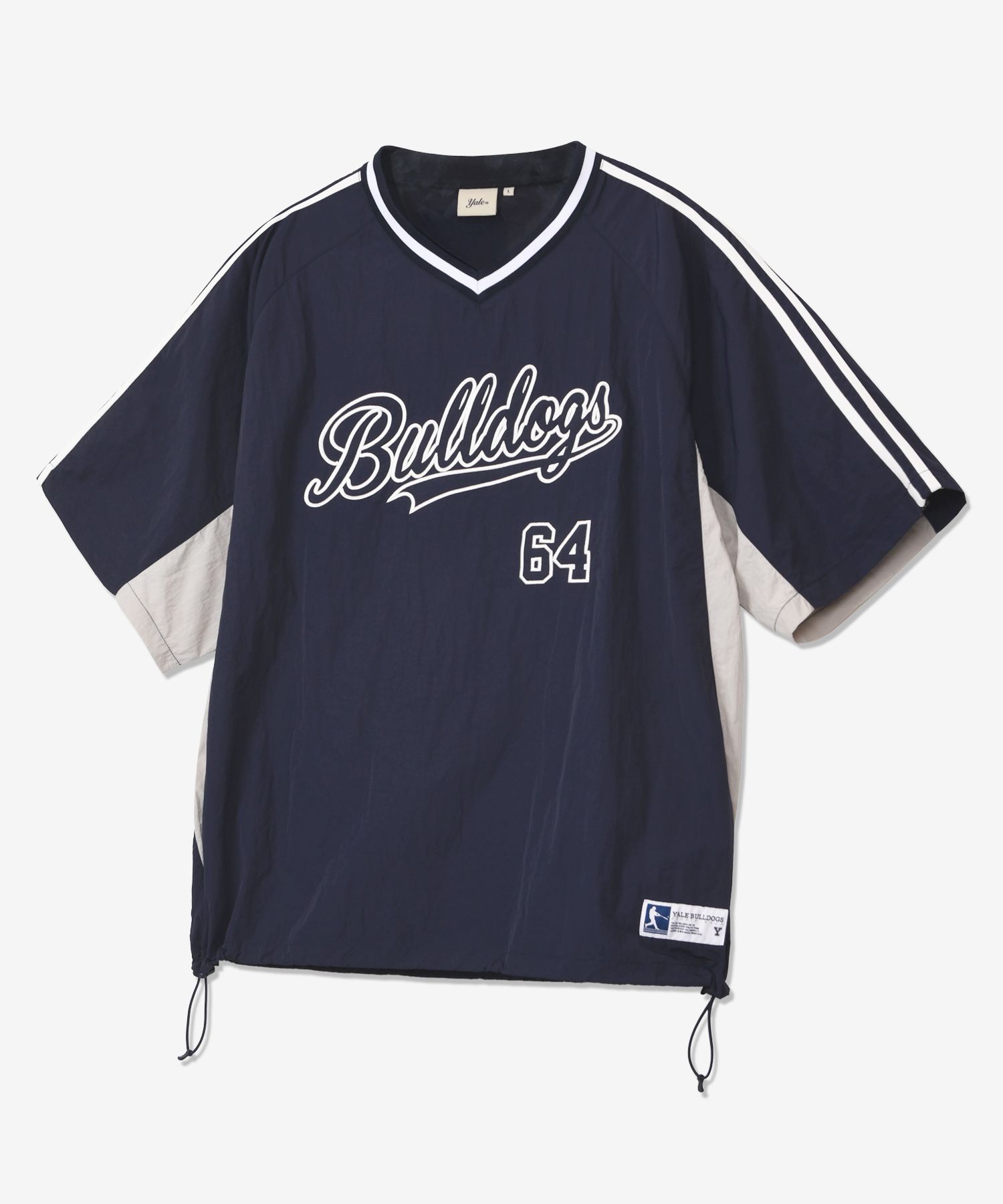 ☆YALE☆ BASEBALL SHORTSLEEVE NYLON TSHIRT BLUENAVY YEM1SS33 MUSINSA | YALE Baseball Nylon Short Sleeve_Navy