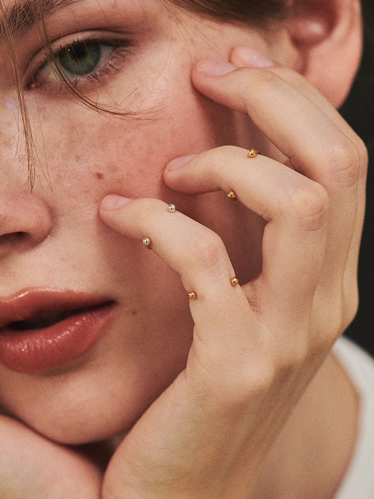 피코먼트(PICOMENT) [RENEWAL] #006 Mini Heart Open Knuckle Ring