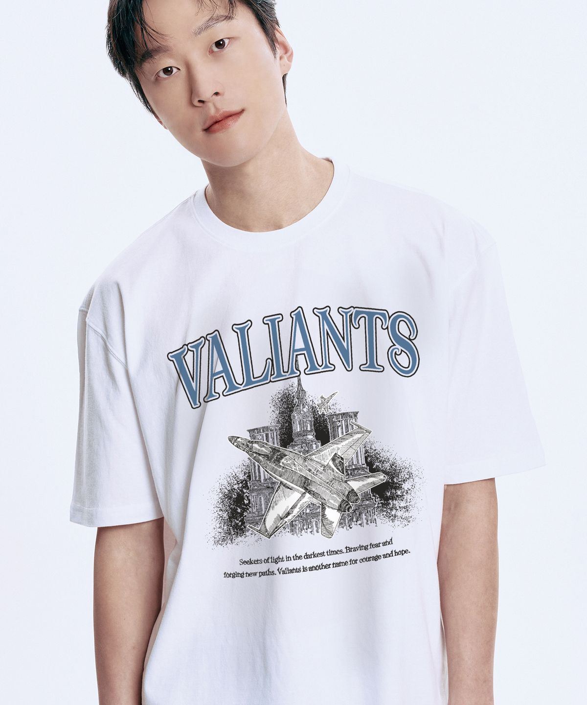와일드락(WILDROCK) Wild Valiants 피그먼트 오버핏 반팔 티셔츠_7 COL
