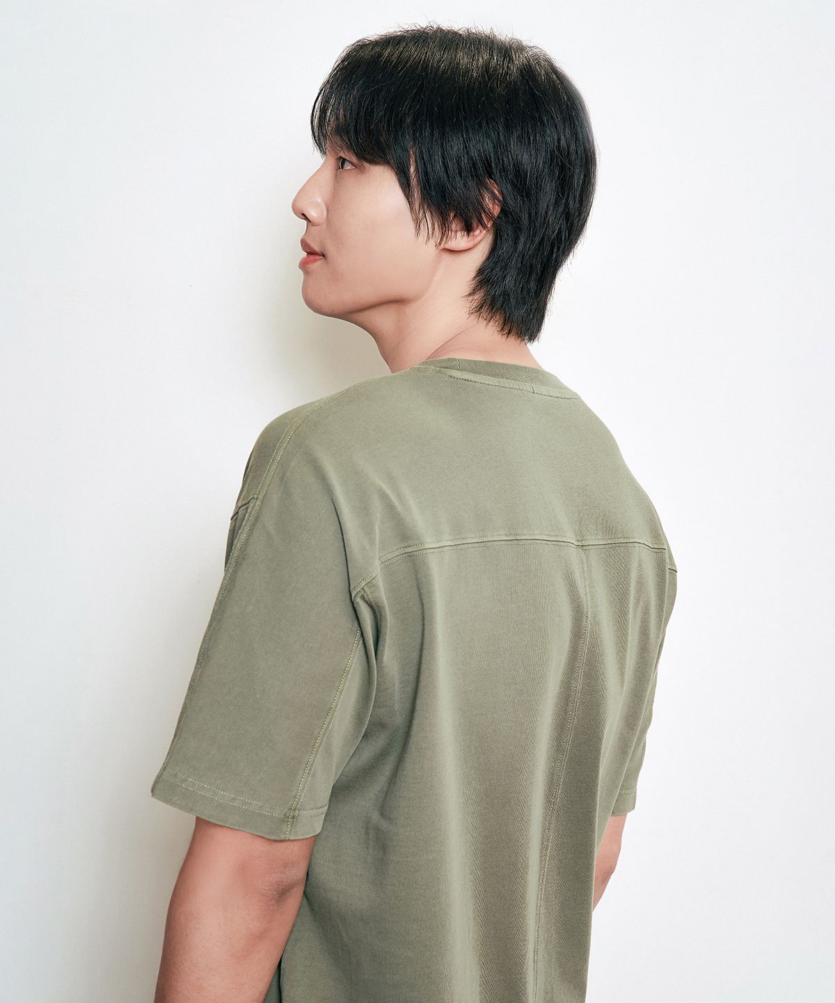 와일드락(WILDROCK) [2PACK] WILD 베이직 피그먼트 절개 반팔 티셔츠_5 COL