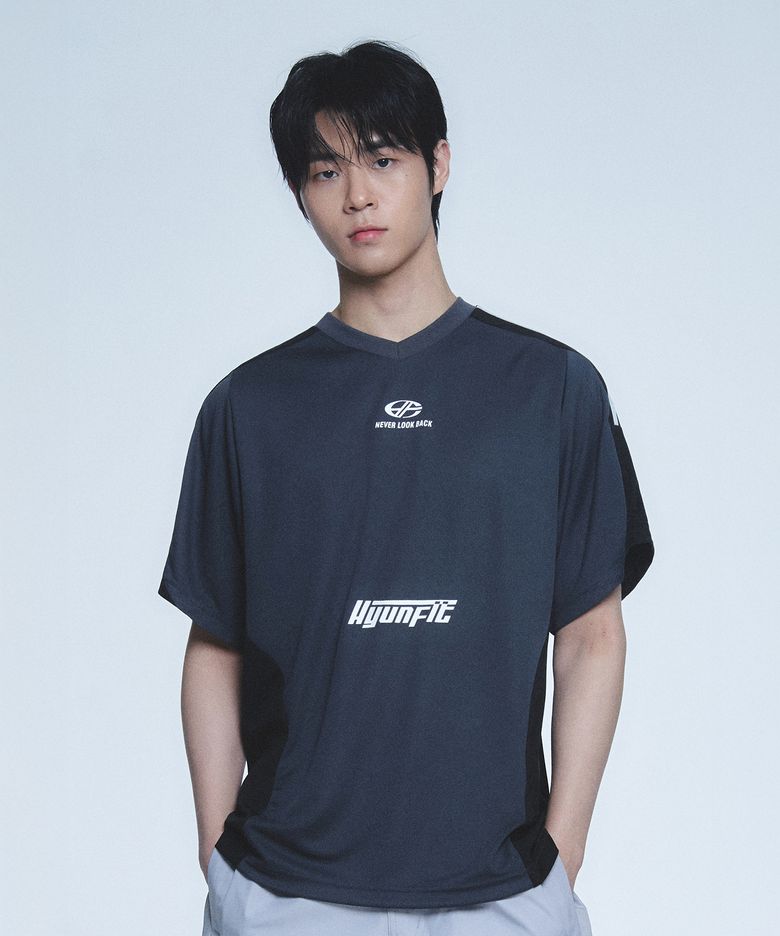 UNITY MESH T-SHIRT-[CHARCOAL]