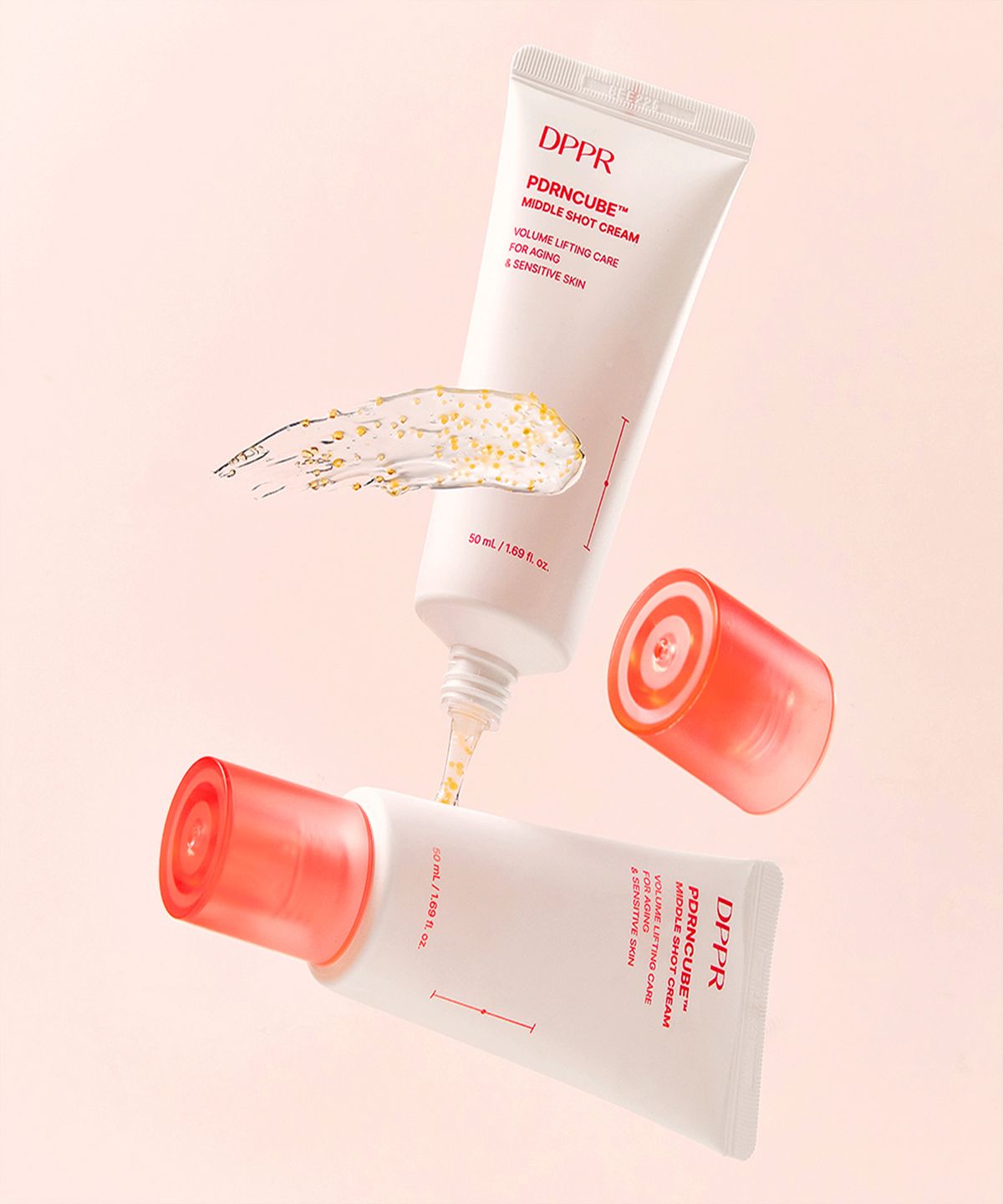 디퍼(DPPR) [탄력충전 SET] 피디알엔큐브 미들샷 크림 50ml 2EA