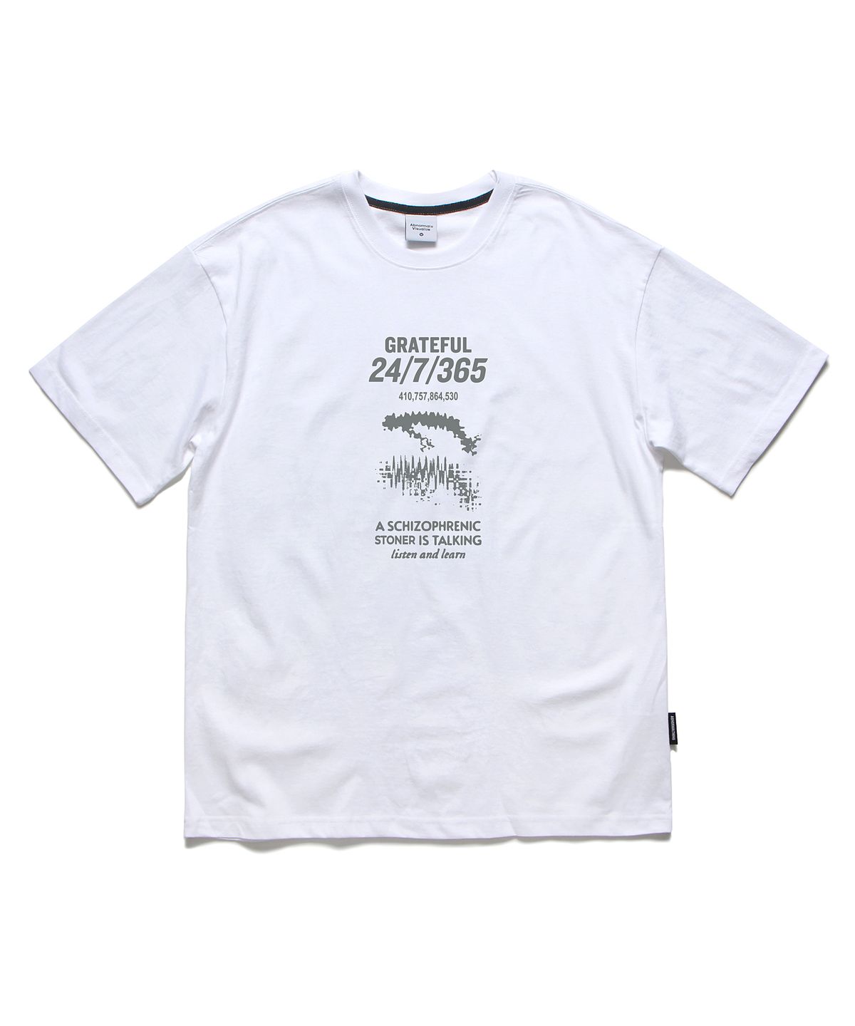 앱놀머씽(ABNORMALTHING) 365 오버핏 티셔츠 화이트 (365 T-SHIRT WHITE)