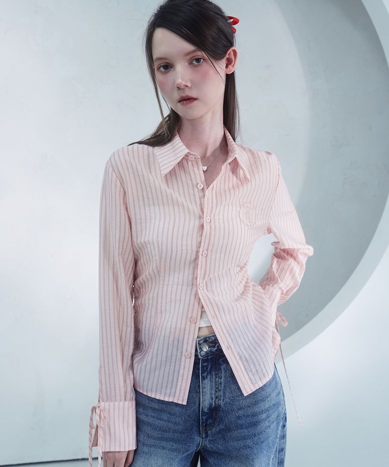 Charme See-through Shirt PINK