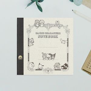 [츠바메] 고급 만년필 필사 노트 산리오 스퀘어 백지