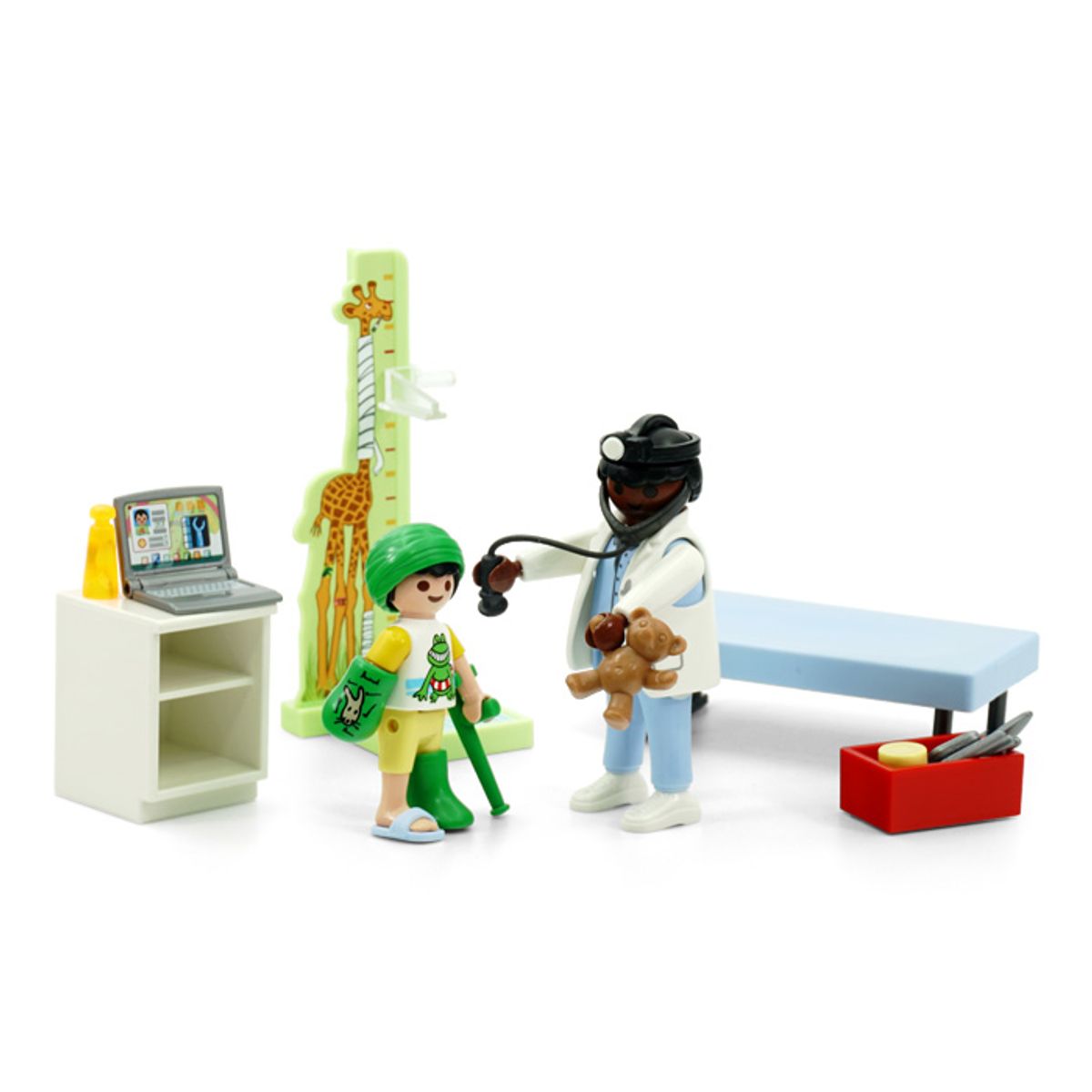 플레이모빌(PLAYMOBIL) 소아과 의사와 곰인형(71619)