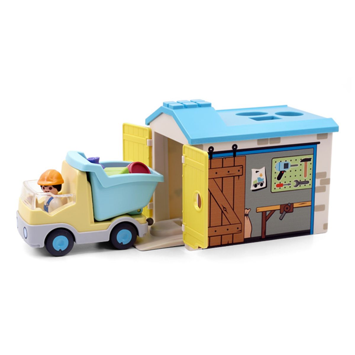 플레이모빌(PLAYMOBIL) 주니어:트럭과 주차장(71686)