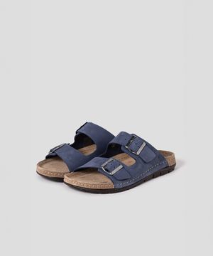 (MEN) 투스트랩 컴포트 샌들  네이비 (HH54K1F11R)