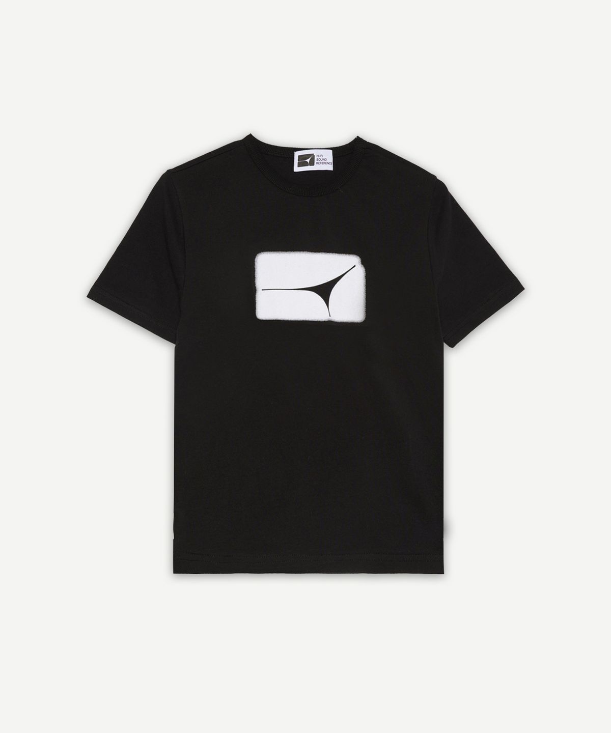 하이파이 사운드 레퍼런스(HIFI SOUND REFERENCE) 심볼 티셔츠, 블랙