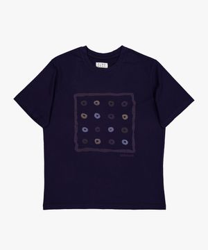Circlegrid S/S Tee (Purple Navy)