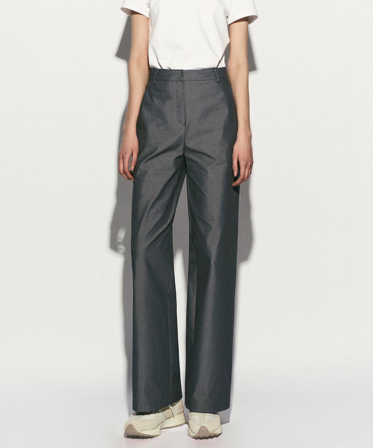 리이(RE RHEE) HIGH RISE SHIMMER JEAN