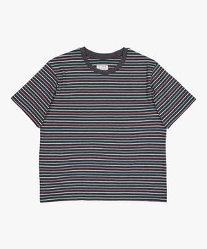 Striped S/S Tee (Grey)