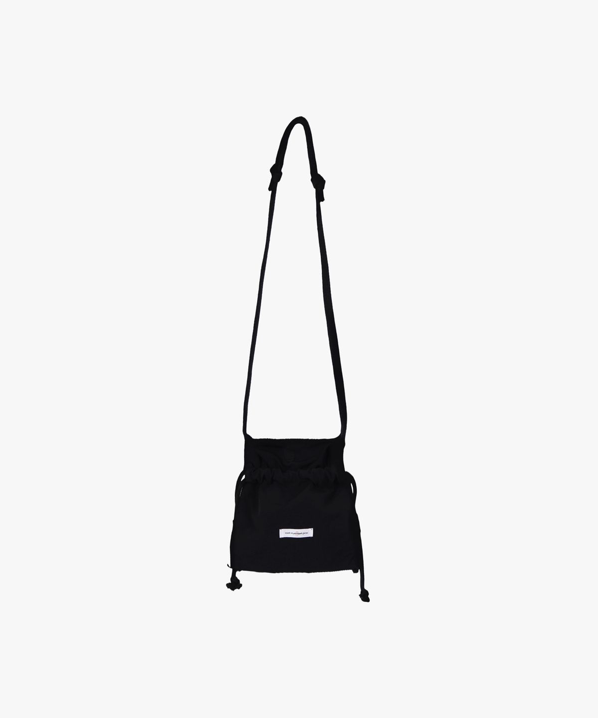 핑크파인애플(PINK PINEAPPLE) SIMPLE DRAWSTRING BAG_BLACK