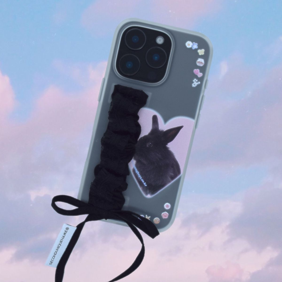 세컨드유니크네임(SECOND UNIQUE NAME) SUN CASE LACE GOBULL BAND BLACK (FLEXI)