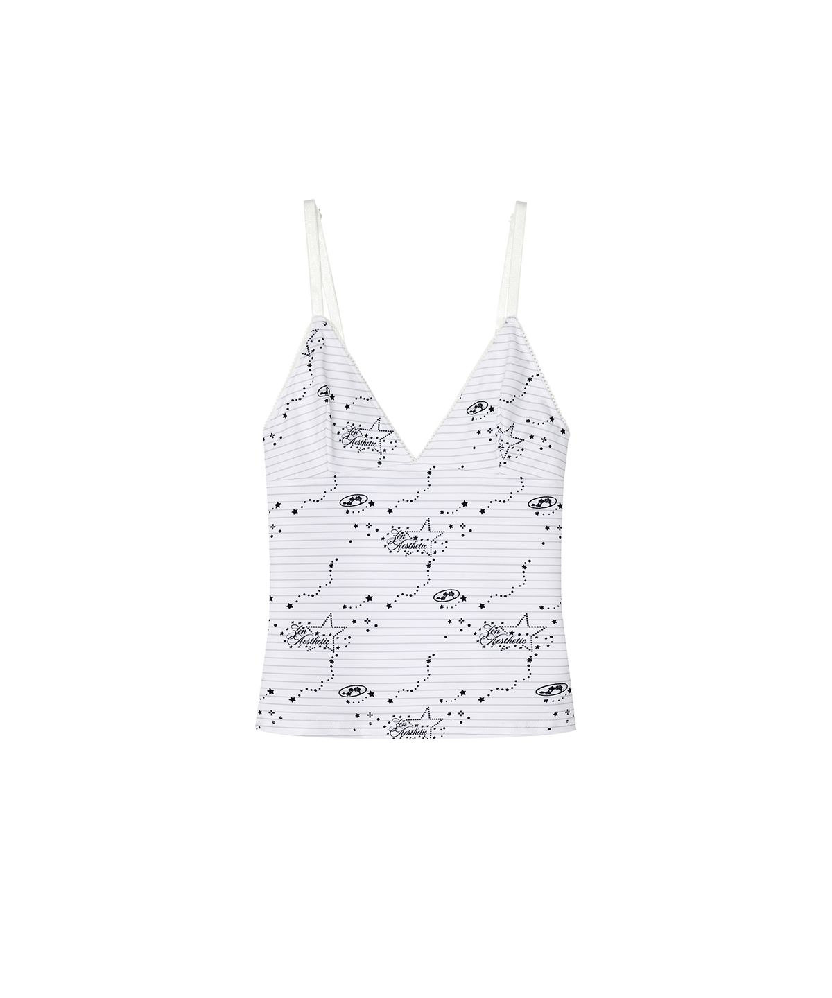 카시코(KASHIKO) Cozy Camisole Top Stripe