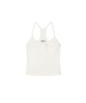 Zenu Pocket Hotfix Top White