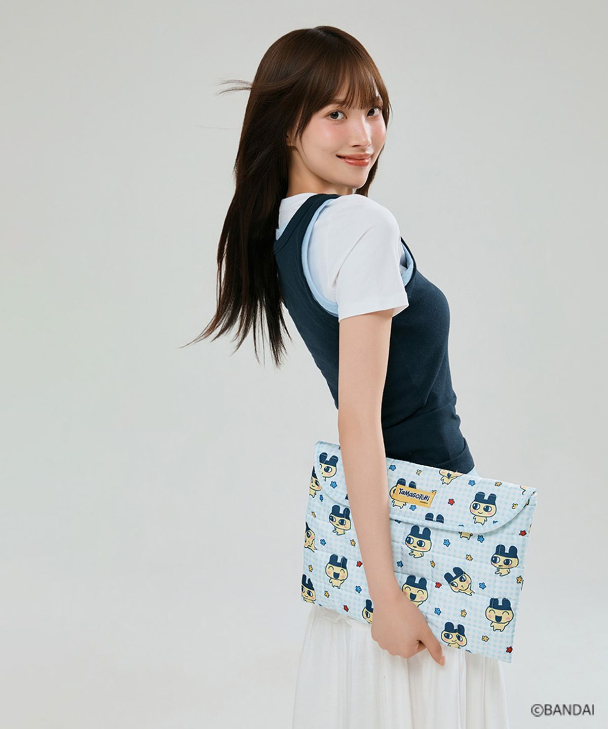 스파오(SPAO) [다마고치] 노트북 파우치(LIGHT BLUE)_SPAKF38U01
