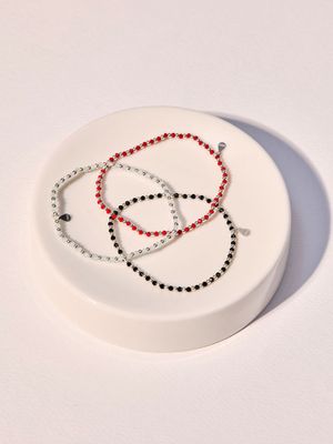 [sv925] color crystal bracelet