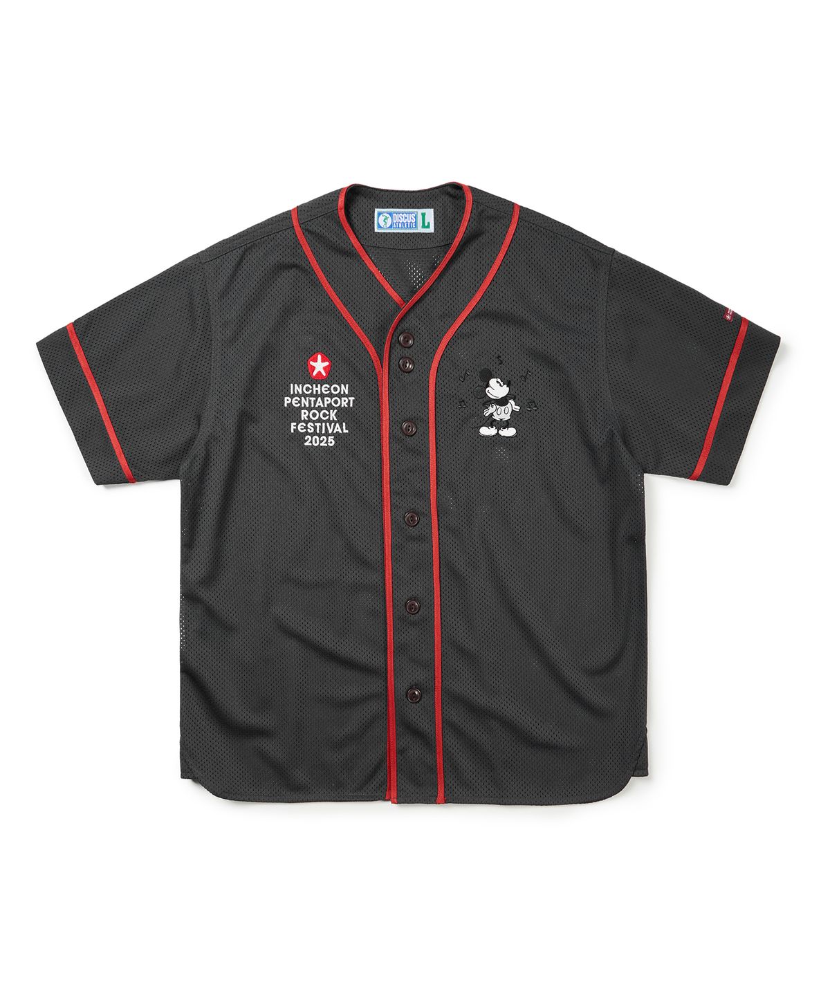 디스커스 애슬레틱(DISCUS ATHLETIC) 2025 PENTAPORT 디즈니 베이스볼 셔츠