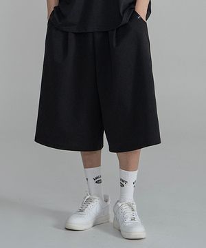 P2503 8부 쿨 버뮤다 반바지 [블랙]