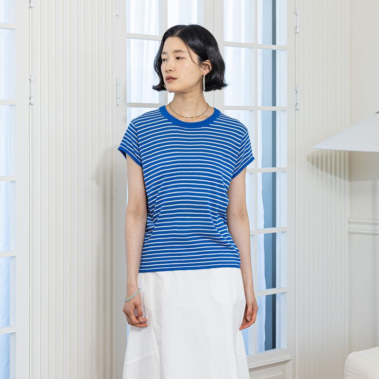 LS_Blue stripes top