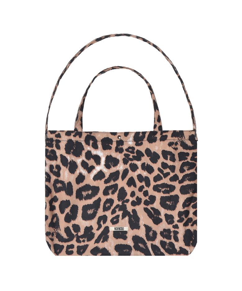 LEOPARD TWOWAY SQUARE BAG_BROWN