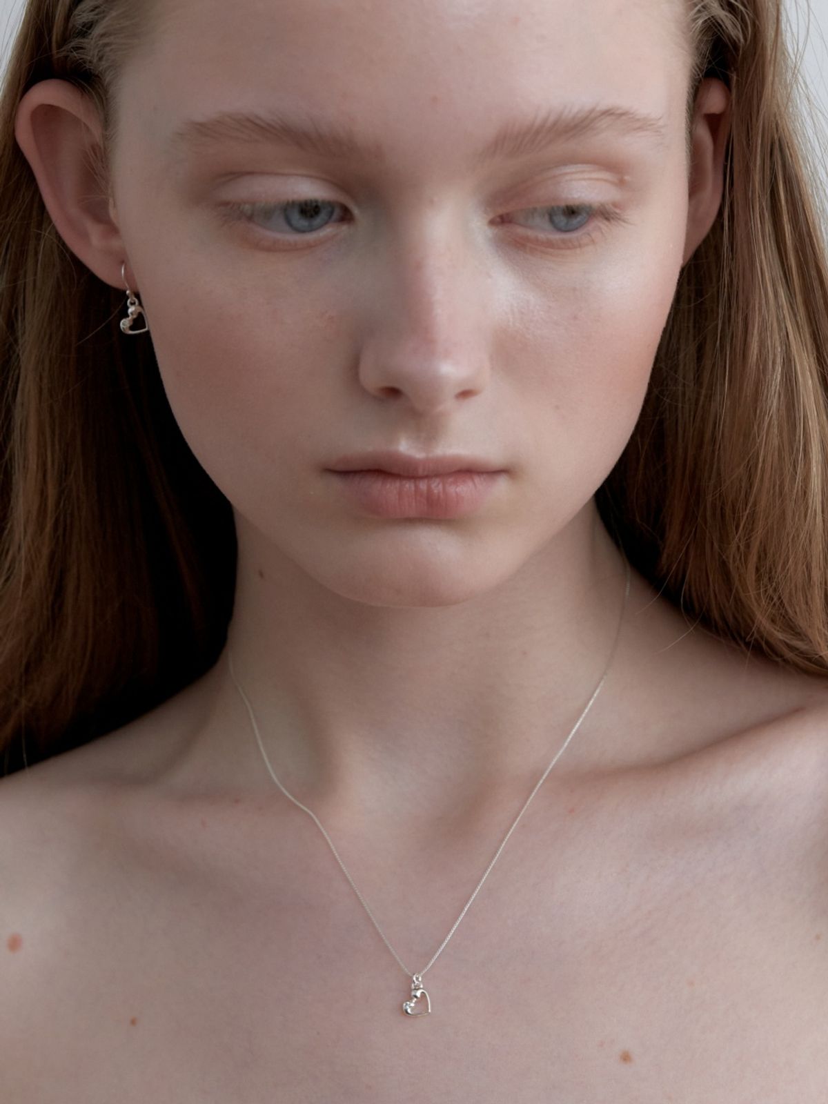 러브미몬스터(LOVE ME MONSTER) [Silver] Pure Cubic Mont Chain Necklace (L251MNK080)