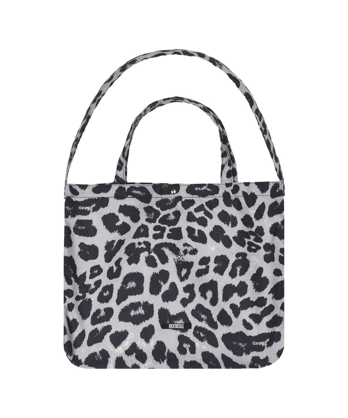 닉앤니콜(NICK&NICOLE) LEOPARD TWOWAY SQUARE BAG_BLACK