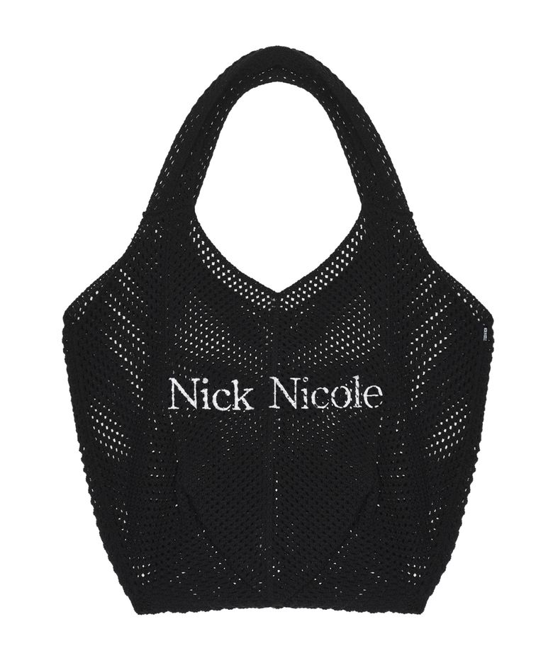 NICOLE CROCHET KNIT BAG_7COLOR