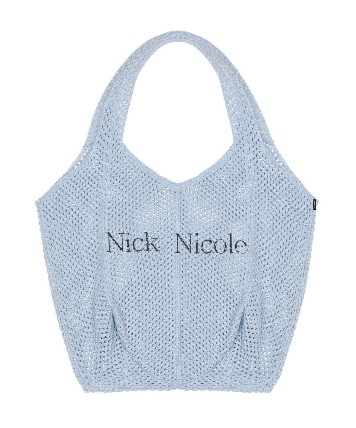닉앤니콜(NICK&NICOLE) NICOLE CROCHET KNIT BAG_SKY BLUE