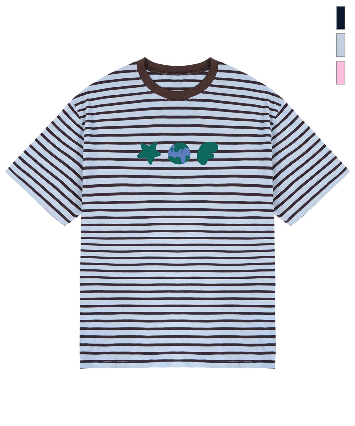 그레이버(GRAVER) [UNISEX]TRIO 스트라이프 반팔티_3color