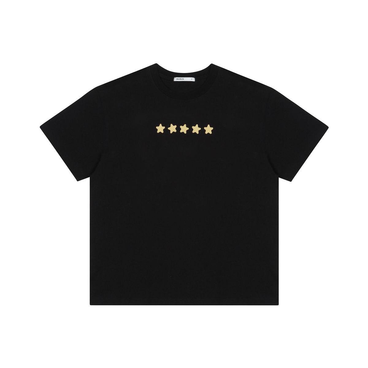 도톤(DOTON) STARING CROP T-SHIRTS(Black)