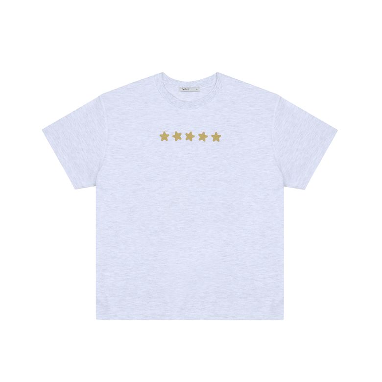 STARING CROP T-SHIRTS(1% Melange)
