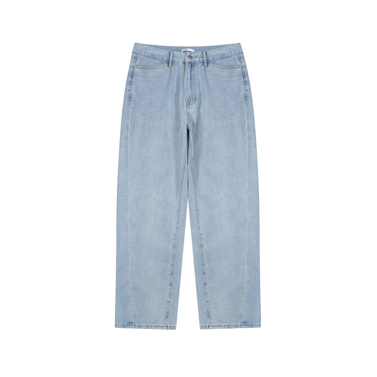 도톤(DOTON) WIDE CURVED JEANS(Blue)
