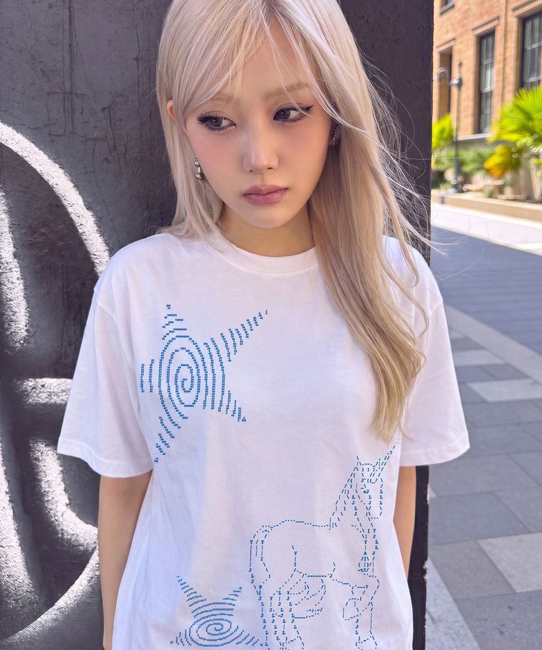 [UNISEX]아스키 유니콘 반팔티_2color