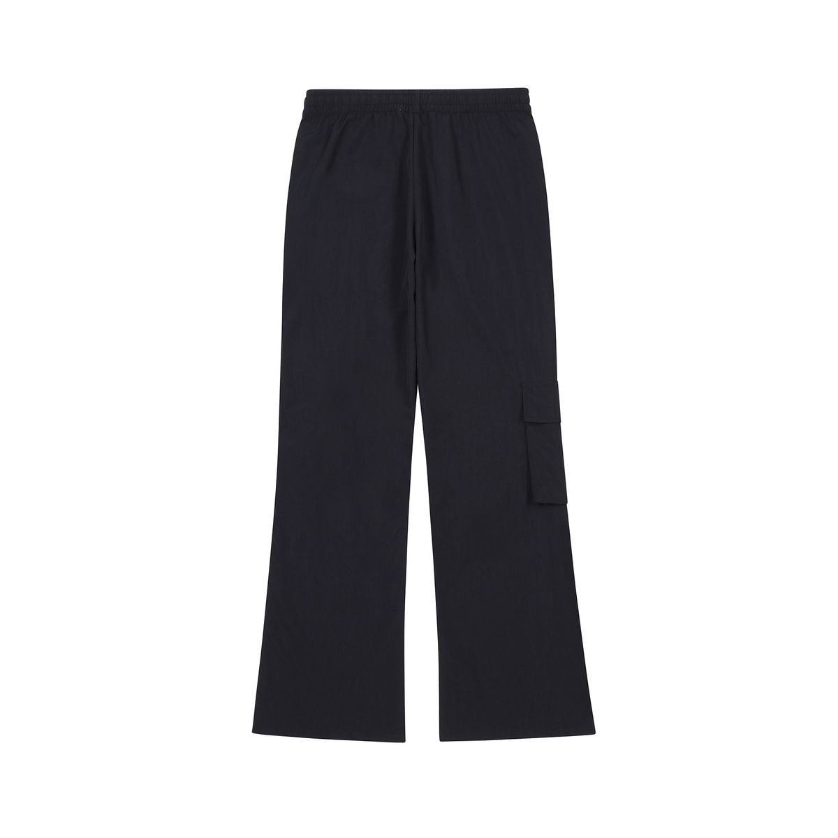 도톤(DOTON) SEMI FLARED NYLON CAGO PANTS(Black)