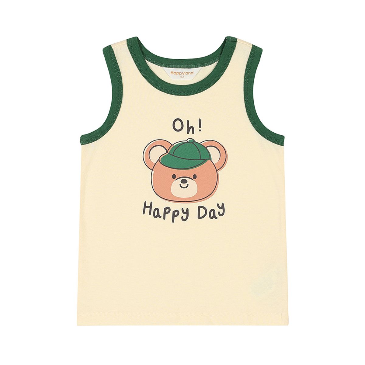 해피랜드(HAPPYLAND) 포인트 민소매 티셔츠 HZ323304