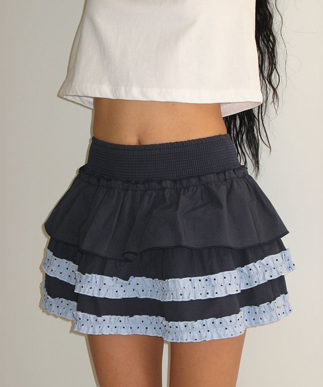 ミニスカート RONRON CANCAN LAYERED SKIRT DOT NAVY RR25BSK1459NV MUSINSA | RONRON CANCAN LAYERED SKIRT DOT NAVY