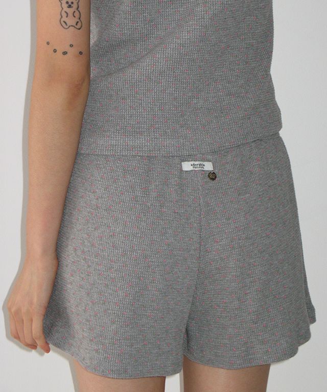 ★RONRON★ WALFFLE FLORAL SHORT PANTS MUSINSA | RONRON WALFFLE FLORAL SHORT PANTS WHITE